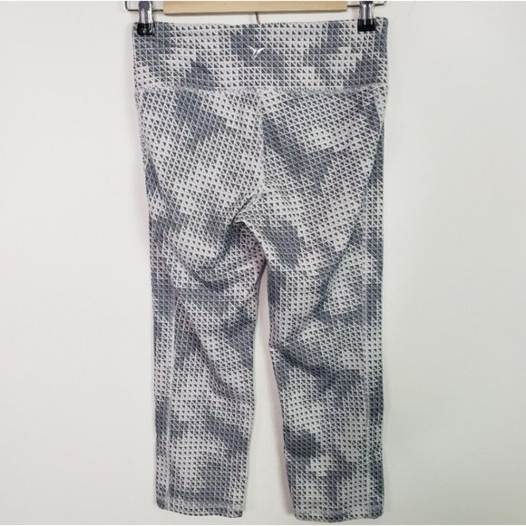 Old Navy Compression athletic leggings white gray - Picture 3 of 8